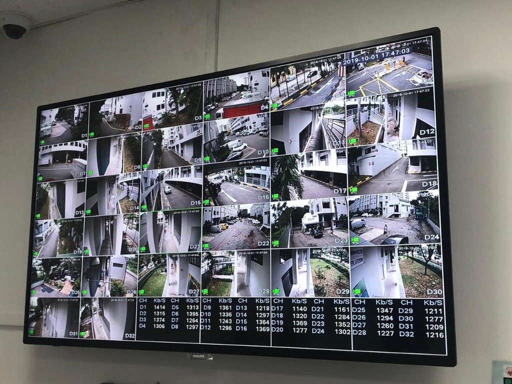 32-Channel Central Video Surveillance Monitoring Room